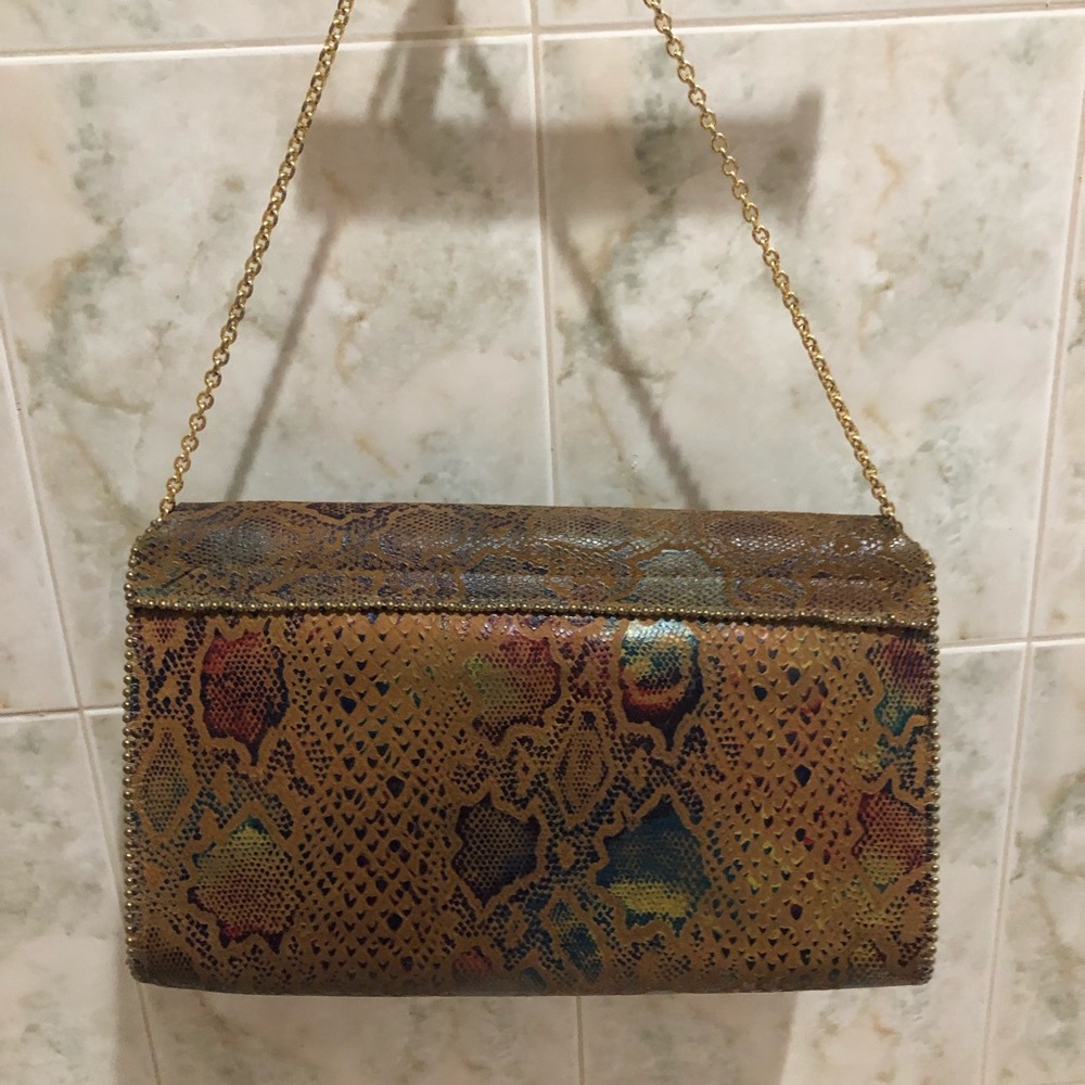 Vintage Nina Arjani Leatherock 1992 Flip Purse - Picture 2 of 8
